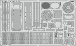 Eduard 491328 - 1:48 F-16C Block 25