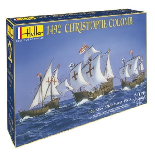 Go to product Heller 52910 - 1:75 1492 Christophe Colomb - Nina, Santa Maria, Pinta - model set