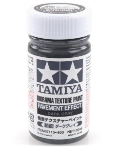 TAMIYA 87115 - Diorama Texture Paint - Pavement Effect - Dark Gray