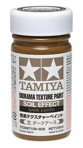 Go to product TAMIYA 87109 - Diorama Texture Paint - Soil Effect - Dark Earth
