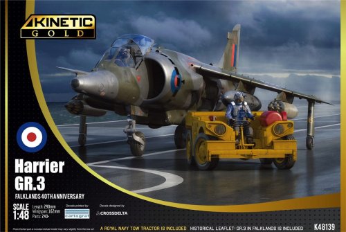 Go to product Kinetic 48139 - 1:48 Harrier GR.3 Falklands 40th Anniversary