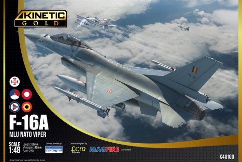 Go to product Kinetic 48100 - 1:48 F-16A MLU NATO Viper