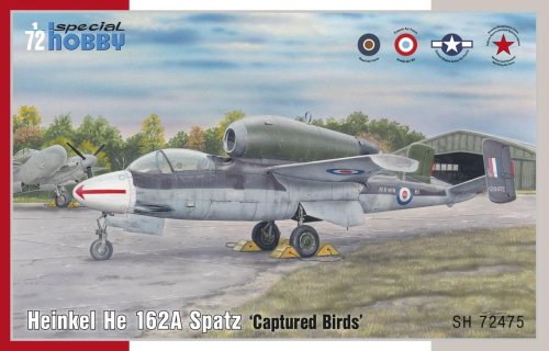 Go to product Special Hobby 72475 - 1:72 Heinkel He 162A Spatz Captured Birds