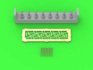 Master SM-350-114 - 1:350 German 5,2 cm SK L/55 guns for SMS Emden cruiser