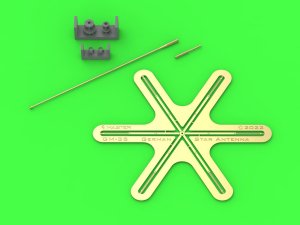 Master GM-35-045 - 1:35 German 1,8m star antenna from WWII for command tanks