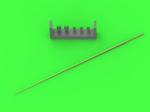 Master GM-72-017 - 1:72 German foldable rod antenna from WWII for early PzKpfw II-IV