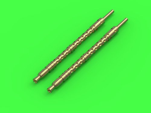 Go to product Master GM-72-024 - 1:72 MG-34 7,92mm gun barrels with perforated cooling jacket used by infantry and on early German tanks