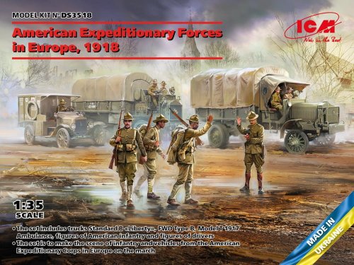 Go to product ICM DS3518 - 1:35 American Expeditionary Forces in Europe, 1918