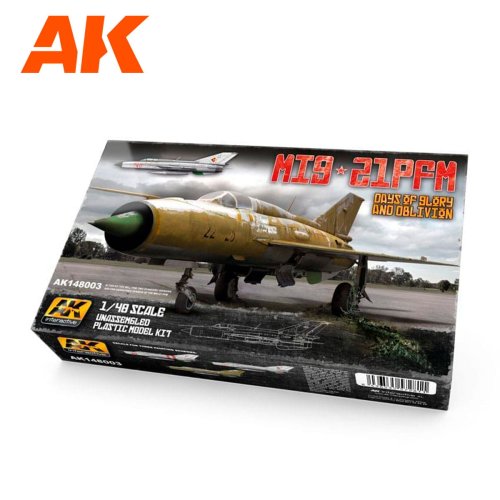 Go to product AK Interactive 148003 - 1:48 MiG-21PFM Days of Glory and Oblivion
