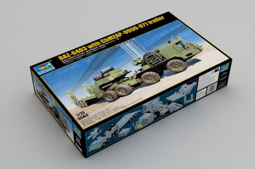Go to product Trumpeter 01086 - 1:35 BAZ-6403 with ChMZAP-9990-071 Trailer