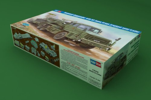 Go to product Hobby Boss 85527 - 1:35 Scammell Commander With 62 Tonne Crane Fruehauf Semi-Trailer