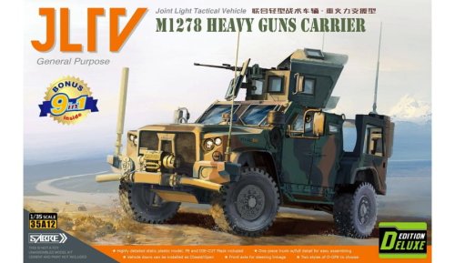 Go to product Sabre 35A12-D - 1:35 JLTV M1278 Heavy Guns Carrier Deluxe  Edition