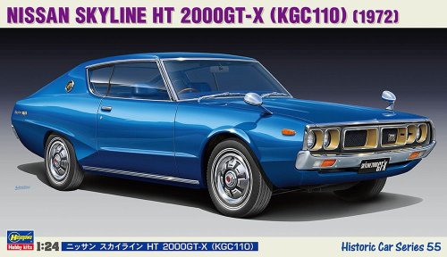 Go to product Hasegawa HC55 21155 - 1:24 Nissan Skyline HT 2000GT-X KGC110 1972