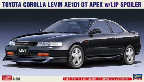 Go to product Hasegawa 20582 - 1:24 Toyota Corolla Levin AE101 GT Apex w/Lip Spoiler