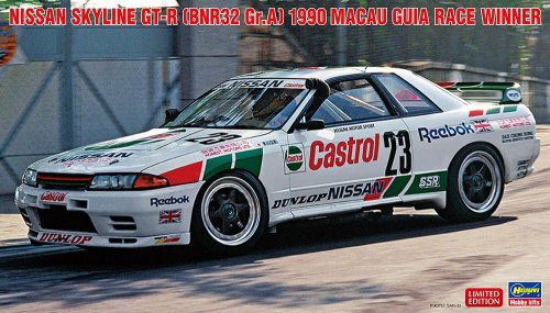 Go to product Hasegawa 20581 - 1:24 Nissan Skyline GT-R BNR32 Gr.A 1990 Macau Guia Race Winner