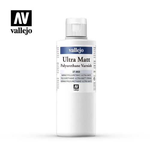Go to product Vallejo 27653 - Polyurethane Ultra Matt Varnish 200 ml