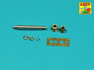 Aber 35L-315 - 1:35 German leFH 18/1 (Sf) 10,5 cm L/28 Barrel used on: Pz.Sfl.IVb (Sd.Kfz. 165/1 Ausf.A) or Heuschrecke IVb Grasshopper