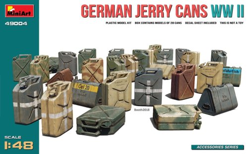 Go to product Miniart 49004 - 1:48 German Jerry cans WWII