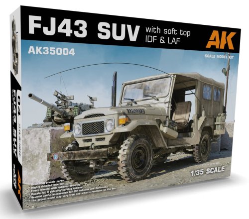 Go to product AK Interactive 35004 - 1:35 FJ43 SUV with soft top IDF & LAF