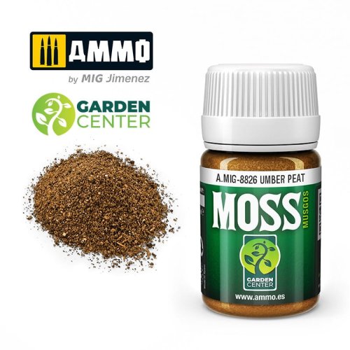 Go to product Ammo Mig 8826 - Umber Peat Moss 35 ml