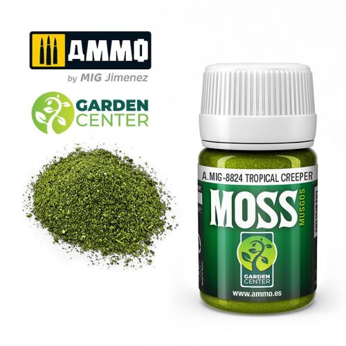 Go to product Ammo Mig 8824 - Tropical Creeper Moss 35 ml