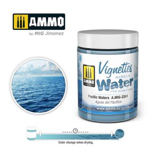 Ammo Mig 2241 - Acrylic Water Pacific Waters 100 ml