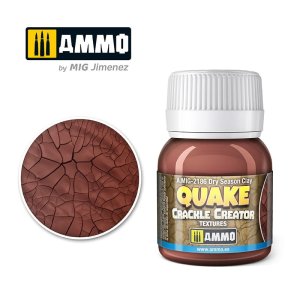 Ammo Mig 2186 - Quake Crackle Creator Textures Dry Season Clay 40 ml