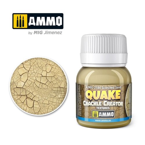 Go to product Ammo Mig 2184 - Quake Crackle Creator Textures Scorched Sand 40 ml