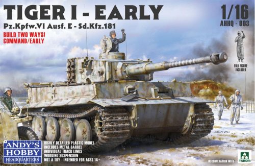 Go to product Andy's Hobby Headquarters AHHQ-003 - 1:16 Tiger I Early Production