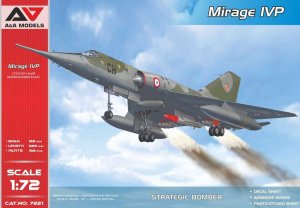 A&A Models 7221 - 1:72 Mirage IVP Strategic Bomber with ASMP Missile