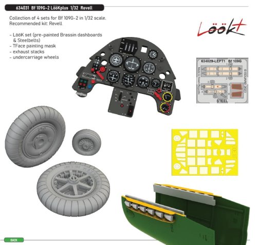 Go to product Eduard 634031 - 1:32 Bf 109G-2 LööKplus
