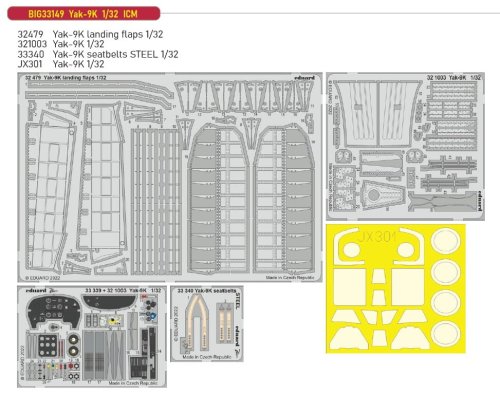 Go to product Eduard BIG33149 - 1:32 Yak-9K