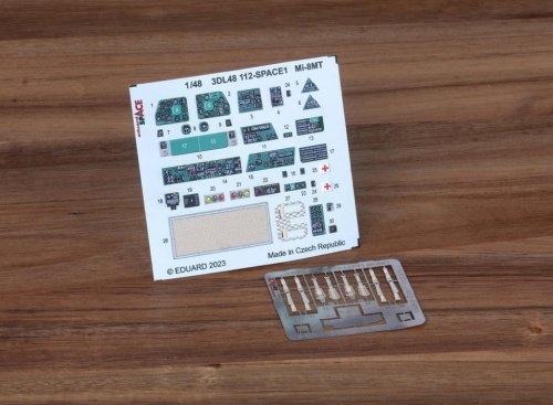 Go to product Eduard 3DL48112 - 1:48 Mi-8MT Space 3D Decals + PE