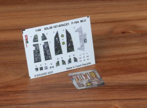 Eduard 3DL48107 - 1:48 F-16A MLU Space 3D Decals + PE