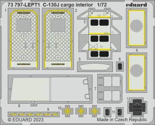 Go to product Eduard 73797 - 1:72 C-130J cargo interior