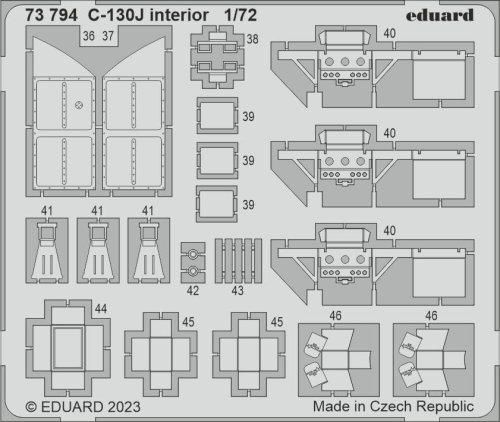 Go to product Eduard 73794 - 1:72 C-130J interior