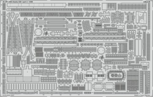 Go to product Eduard 53291 - 1:350 USS Alaska CB-1 part 3