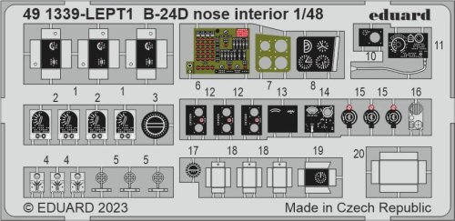 Go to product Eduard 491339 - 1:48 B-24D nose interior