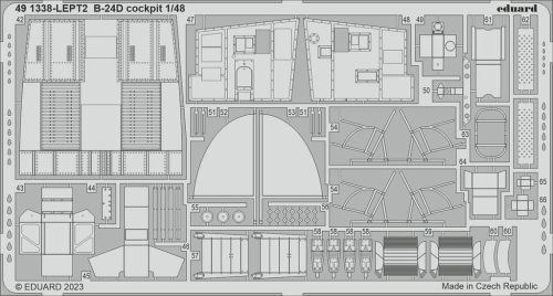 Go to product Eduard 491338 - 1:48 B-24D cockpit