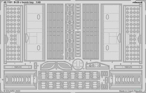 Go to product Eduard 481101 - 1:48 B-25J bomb bay