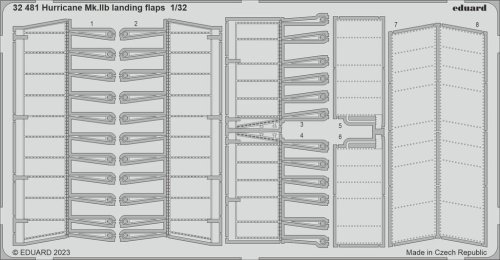 Go to product Eduard 32481 - 1:32 Hurricane Mk.IIb landing flaps