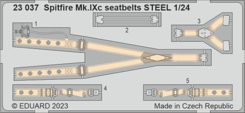 Go to product Eduard 23037 - 1:24 Spitfire Mk.IXc seatbelts - Steel