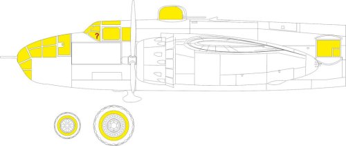 Go to product Eduard EX926 - 1:48 B-25J glazed nose TFace