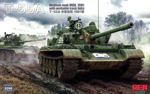 Rye Field Model 5098 - 1:35 T-55A Medium Tank Mod. 1981