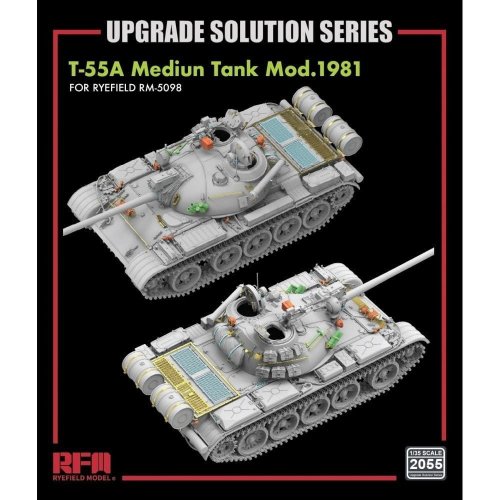 Go to product Rye Field Model 2055 - 1:35 T-55A Medium Tank Mod. 1981 - Upgrade Solution