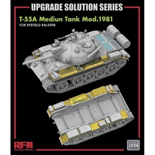 Go to product Rye Field Model 2056 - 1:35 T-55A Medium Tank Mod. 1981 - Upgrade Solution