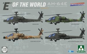 Takom 2603 - 1:35 E of the World AH-64E Attack Helicopter - Limited Edition