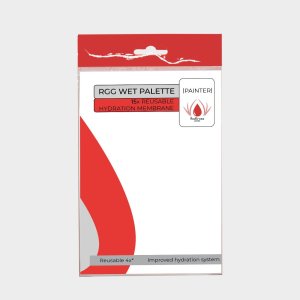 RedGrass Games - reusable hydration membrane for Studio XL 1 and 2 wet palettes - 15 sheets