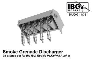 IBG 35U002 - 1:35 Smoke Grenade Discharger 3d printed set for Pz.Kpfw.II Ausf. B