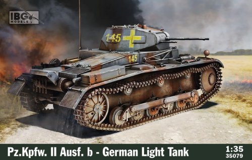 Go to product IBG 35079 - 1:35 Pz.Kpfw. II Ausf. b - German Light Tank